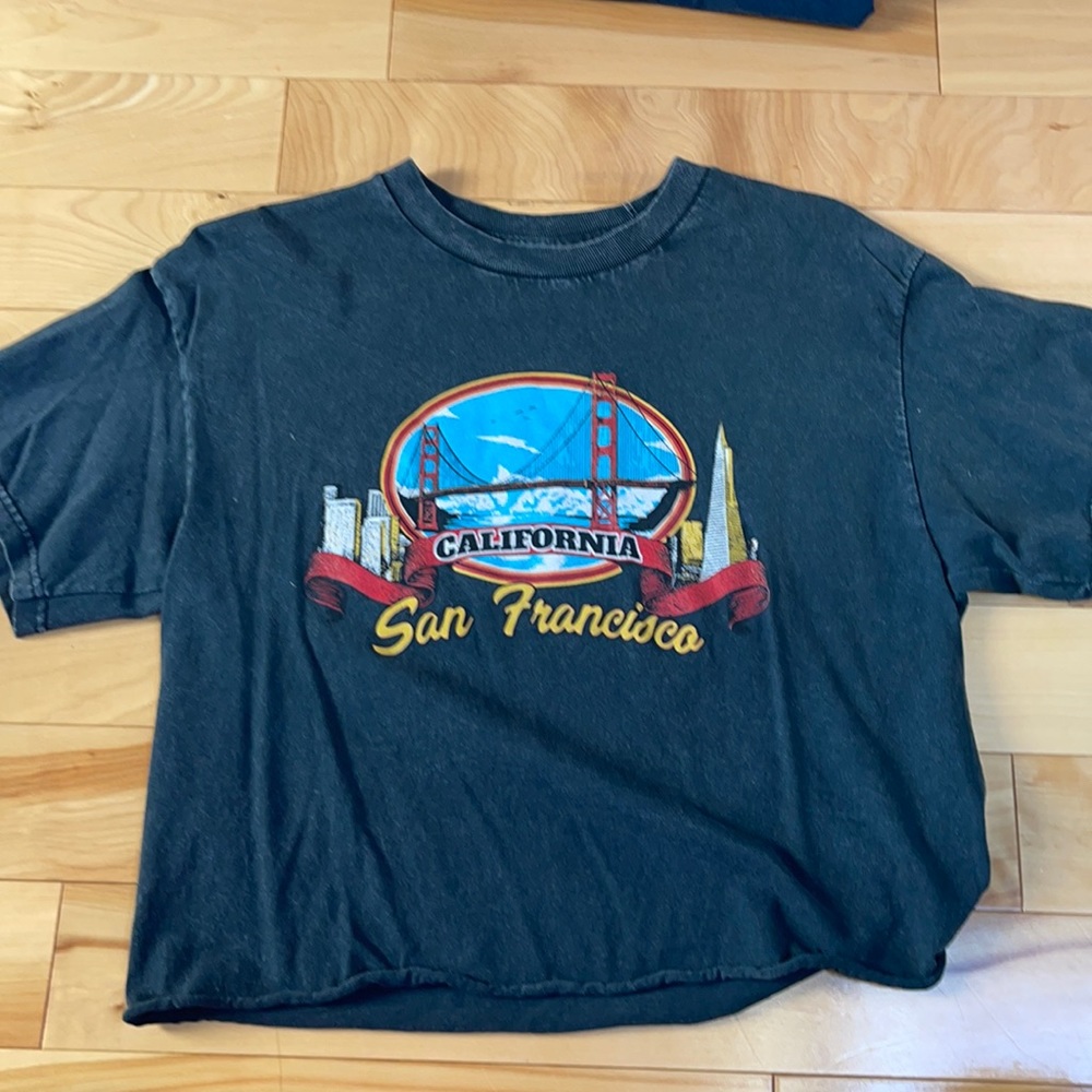 OS cropped brandy tshirt